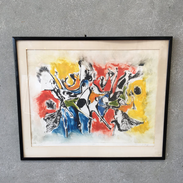 Vintage Artwork "Boogalu" by Artist Patricia Jean Burg