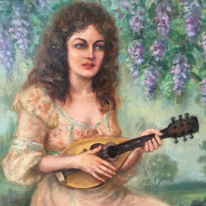 1979 Signed Oil Painting "Dierdre" by Grace Elizabeth Mallon