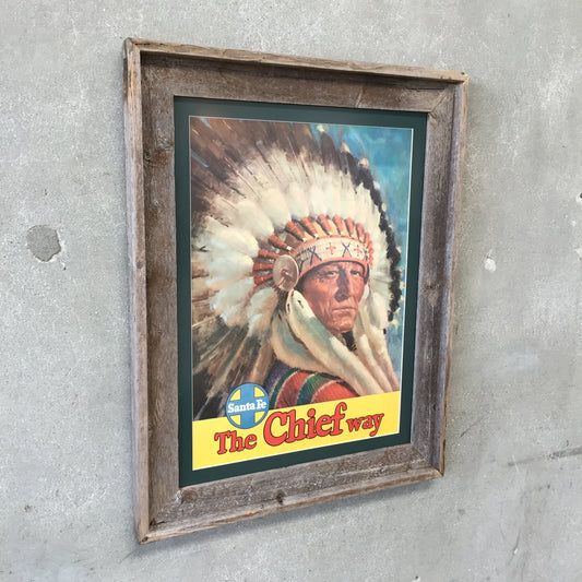 1940's Santa Fe Rail Road Poster