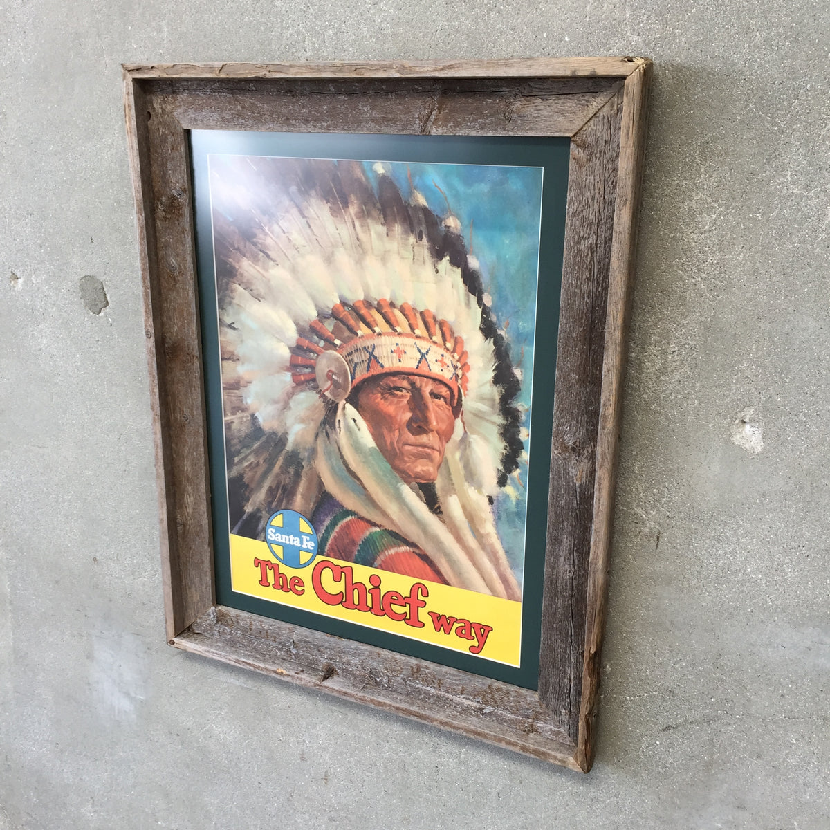 1940's Santa Fe Rail Road Poster