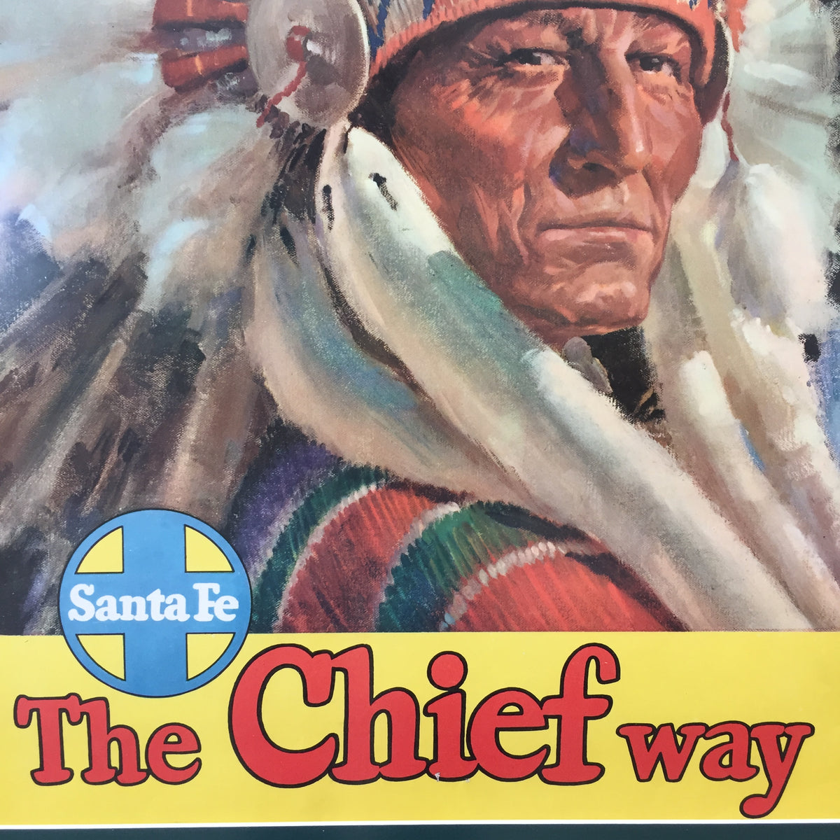 1940's Santa Fe Rail Road Poster