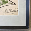 Mid Century Modern Watercolor Signed Ruffindale