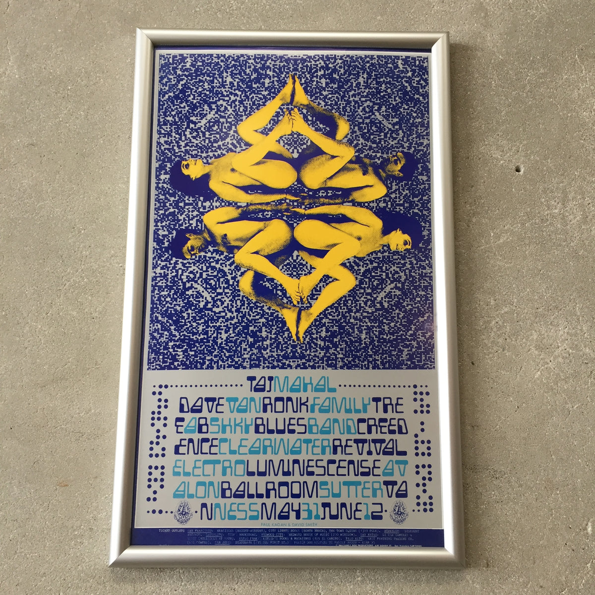 Framed Taj Mahal Poster