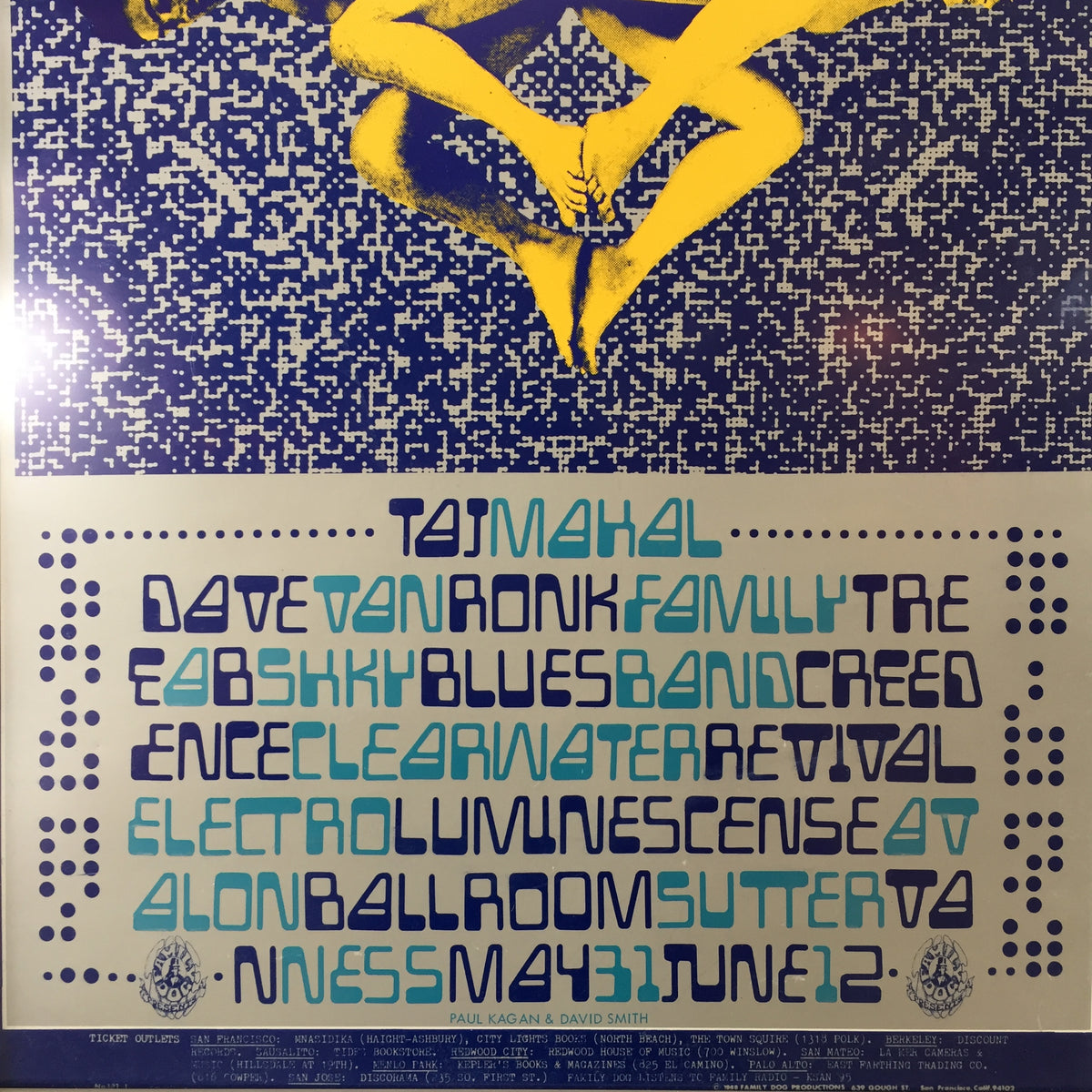 Framed Taj Mahal Poster