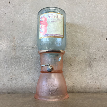 Vintage Large Glass Dispenser Nesbits