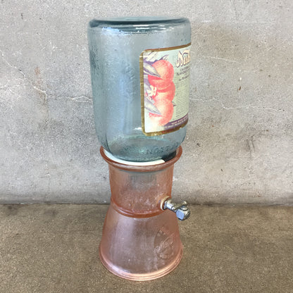 Vintage Large Glass Dispenser Nesbits