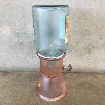 Vintage Large Glass Dispenser Nesbits