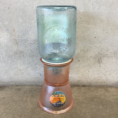 Vintage Large Glass Dispenser Nesbits