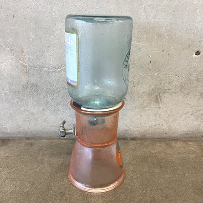 Vintage Large Glass Dispenser Nesbits