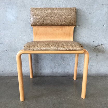 Mid Century Sanders Bentwood Stacking Chair