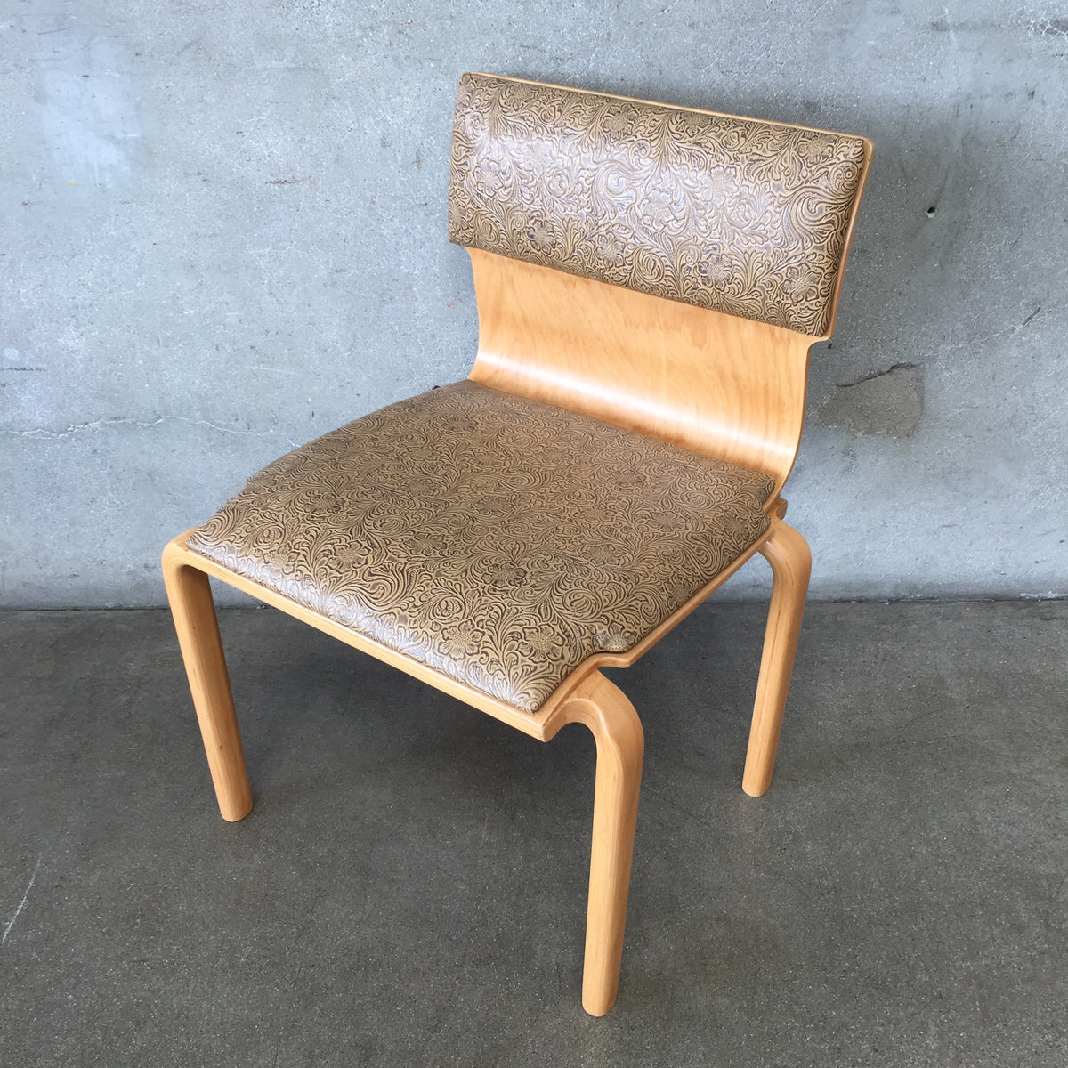 Mid Century Sanders Bentwood Stacking Chair