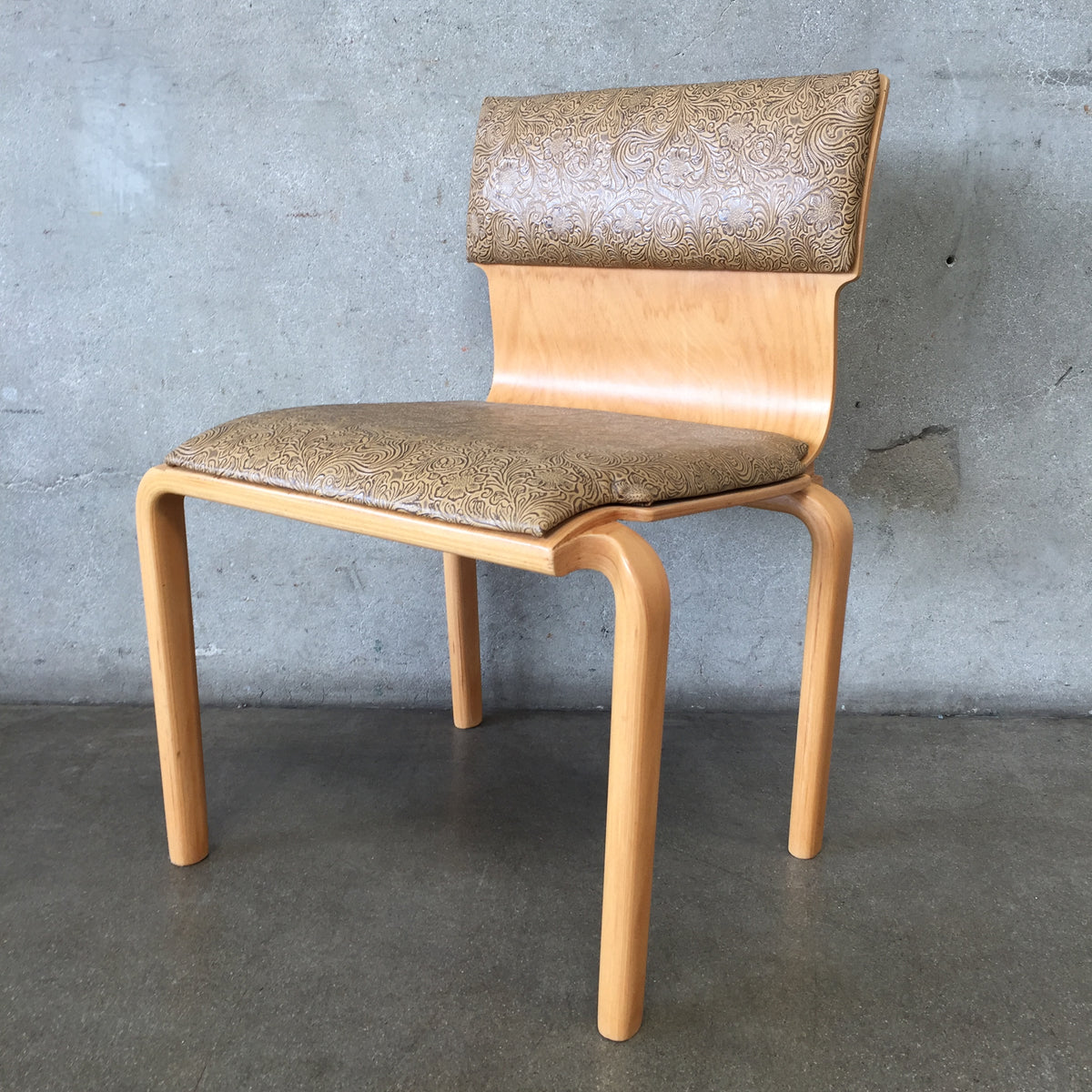 Mid Century Sanders Bentwood Stacking Chair