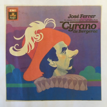 Original 1982 Album Cover Painting Jose Ferrer in Cyrano de Bergerac