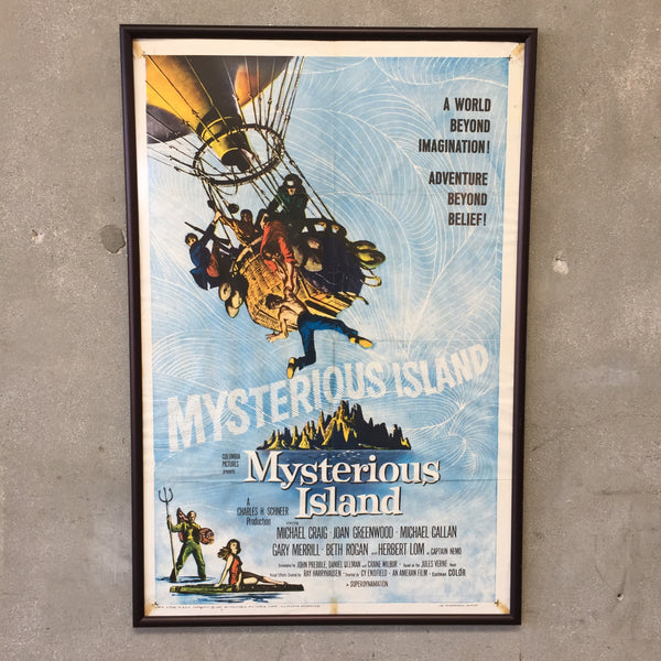 1961 Mysterious Island Original Poster