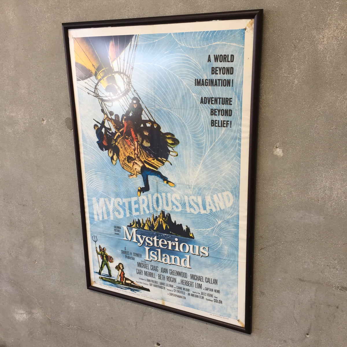 1961 Mysterious Island Original Poster