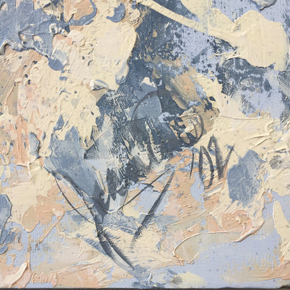 Large Abstract Expressionist Painting on Canvas