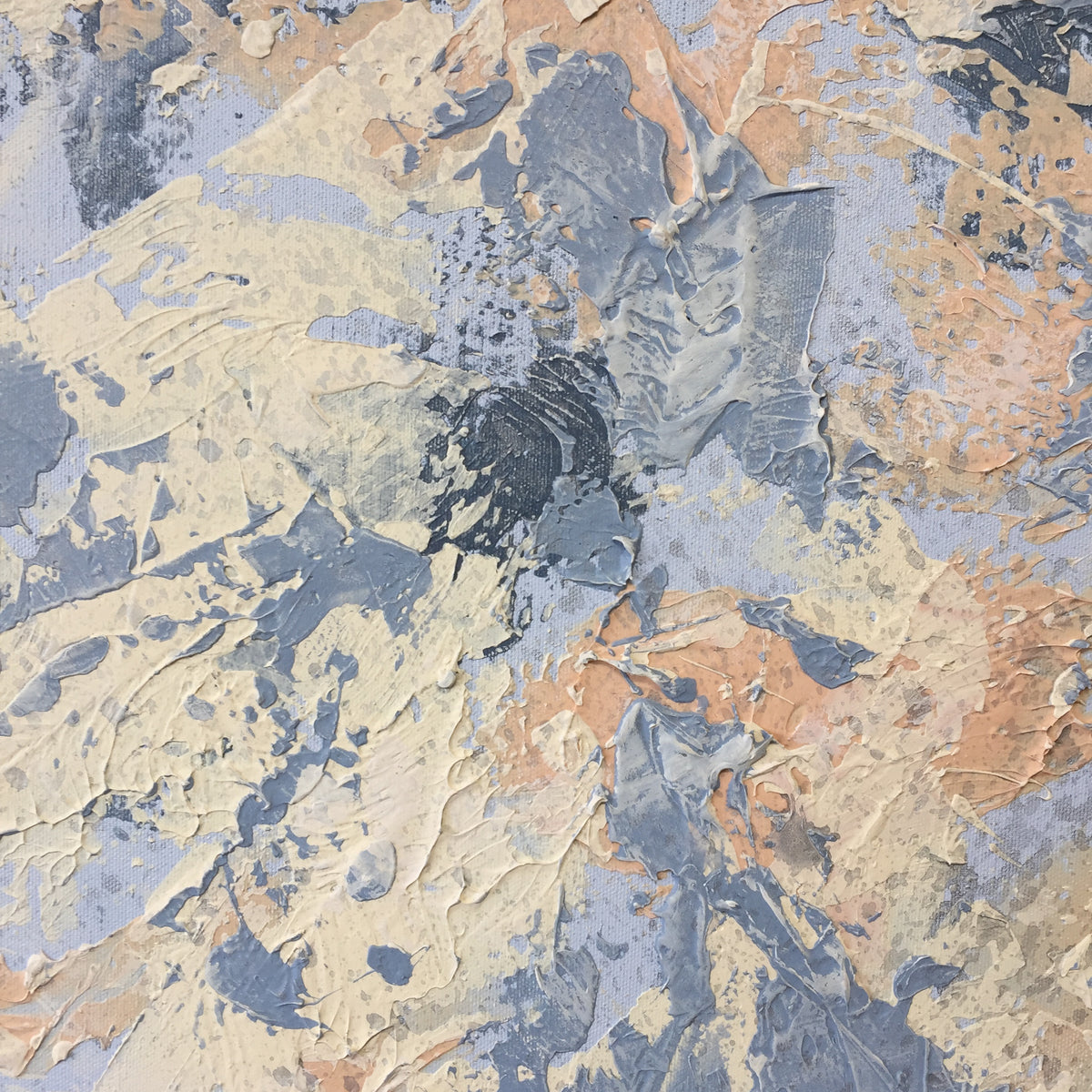 Large Abstract Expressionist Painting on Canvas