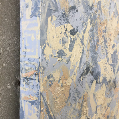 Large Abstract Expressionist Painting on Canvas