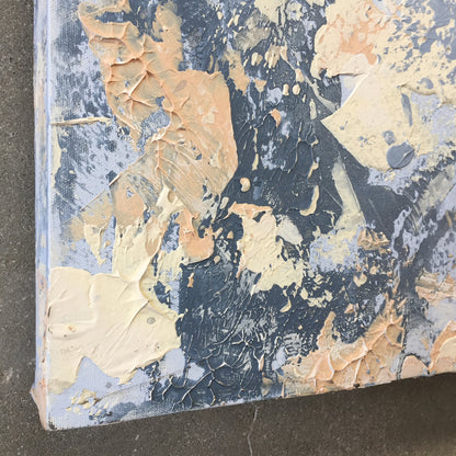 Large Abstract Expressionist Painting on Canvas