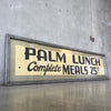 Vintage Palm Lunch Sign