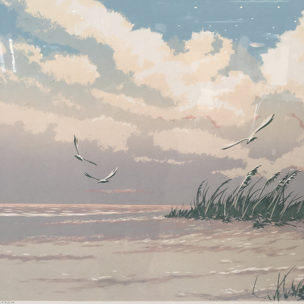 Mid Century Warren Woodward "Summer Breeze" Serigraph