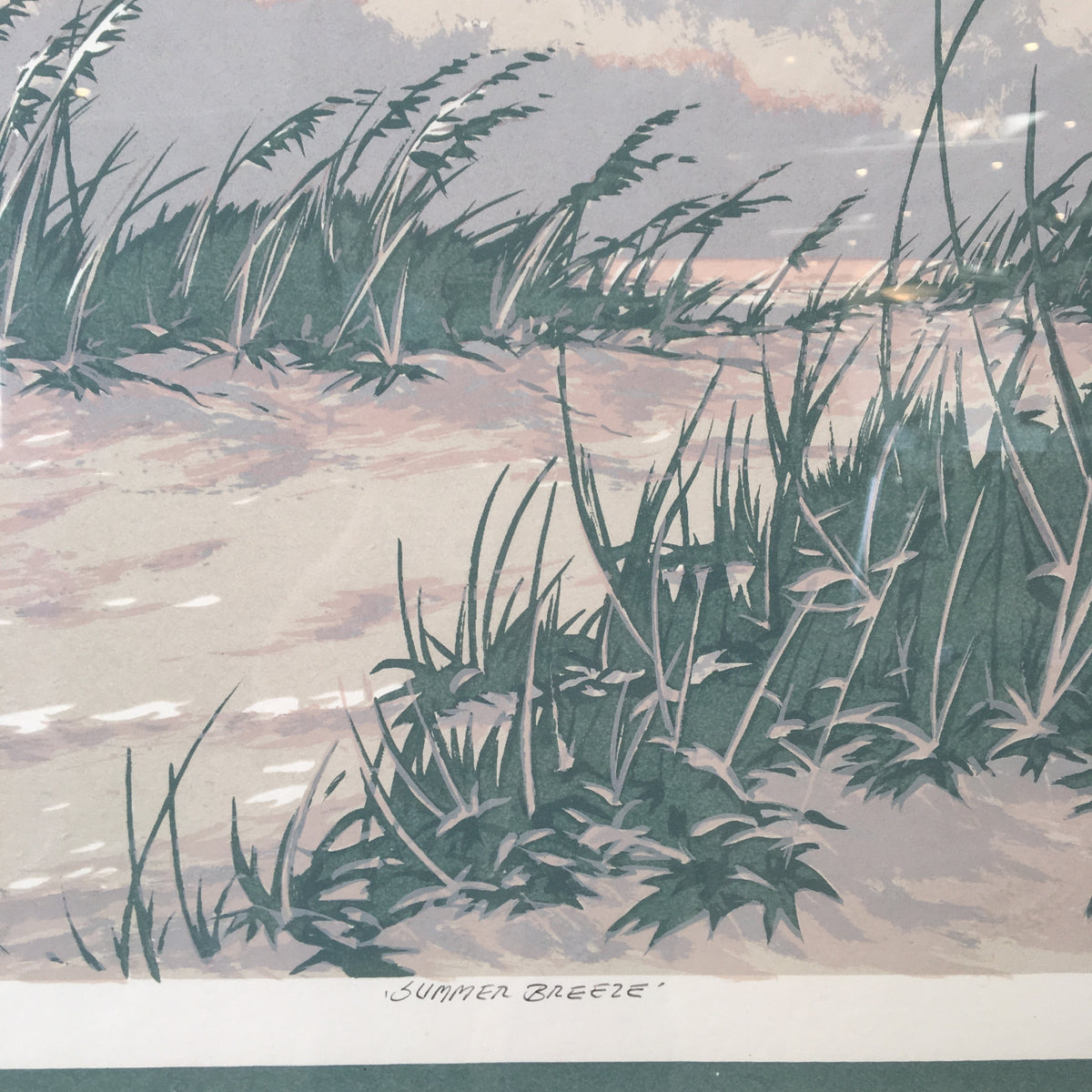 Mid Century Warren Woodward "Summer Breeze" Serigraph