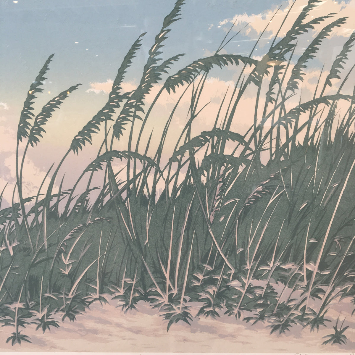 Mid Century Warren Woodward "Summer Breeze" Serigraph