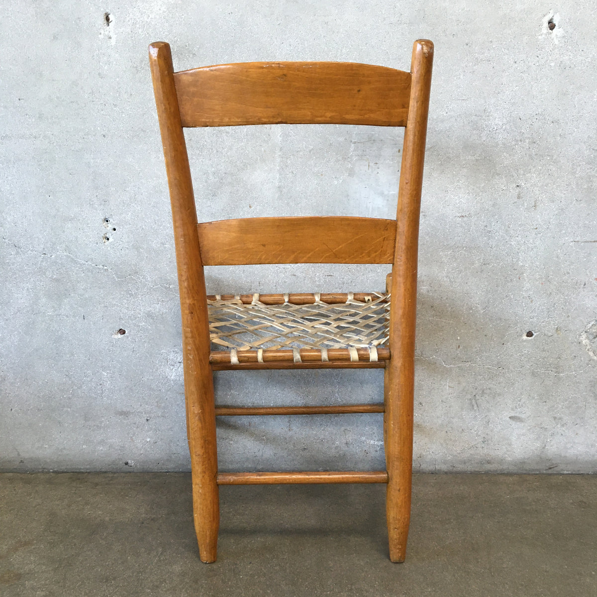 Vintage Chair with Rawhide Straps