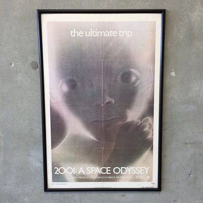 Original 2001 A Space Odyssey Framed Poster