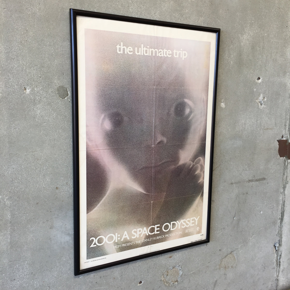 Original 2001 A Space Odyssey Framed Poster