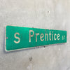 Vintage Seattle St Sign Prentice St