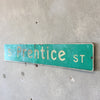 Vintage Seattle St Sign Prentice St