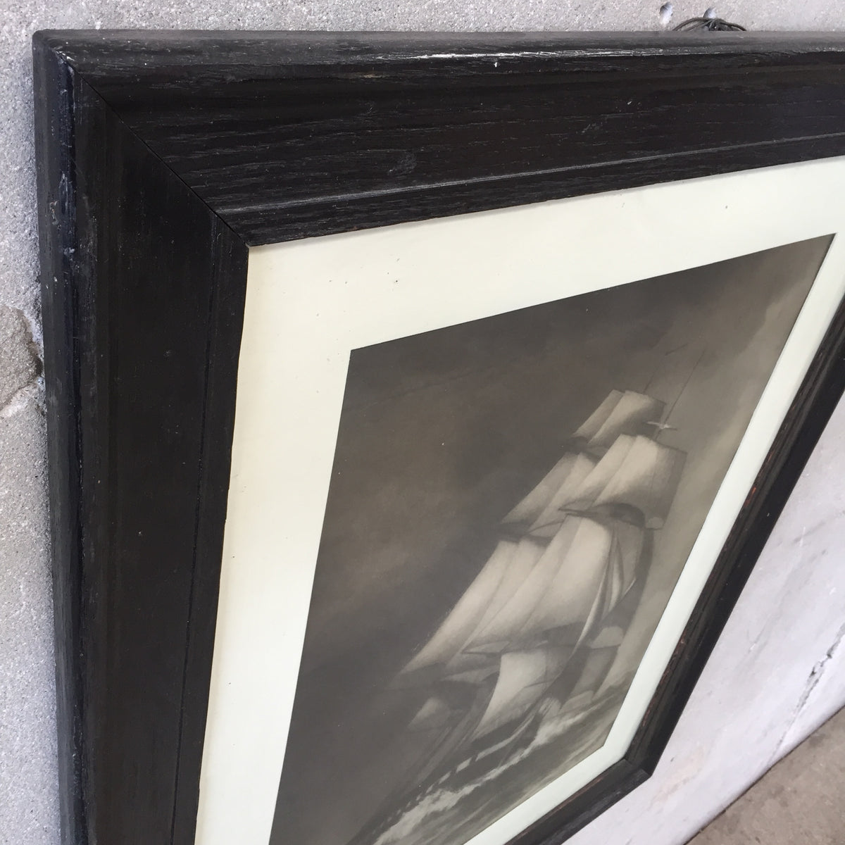 Vintage Ship Framed Print