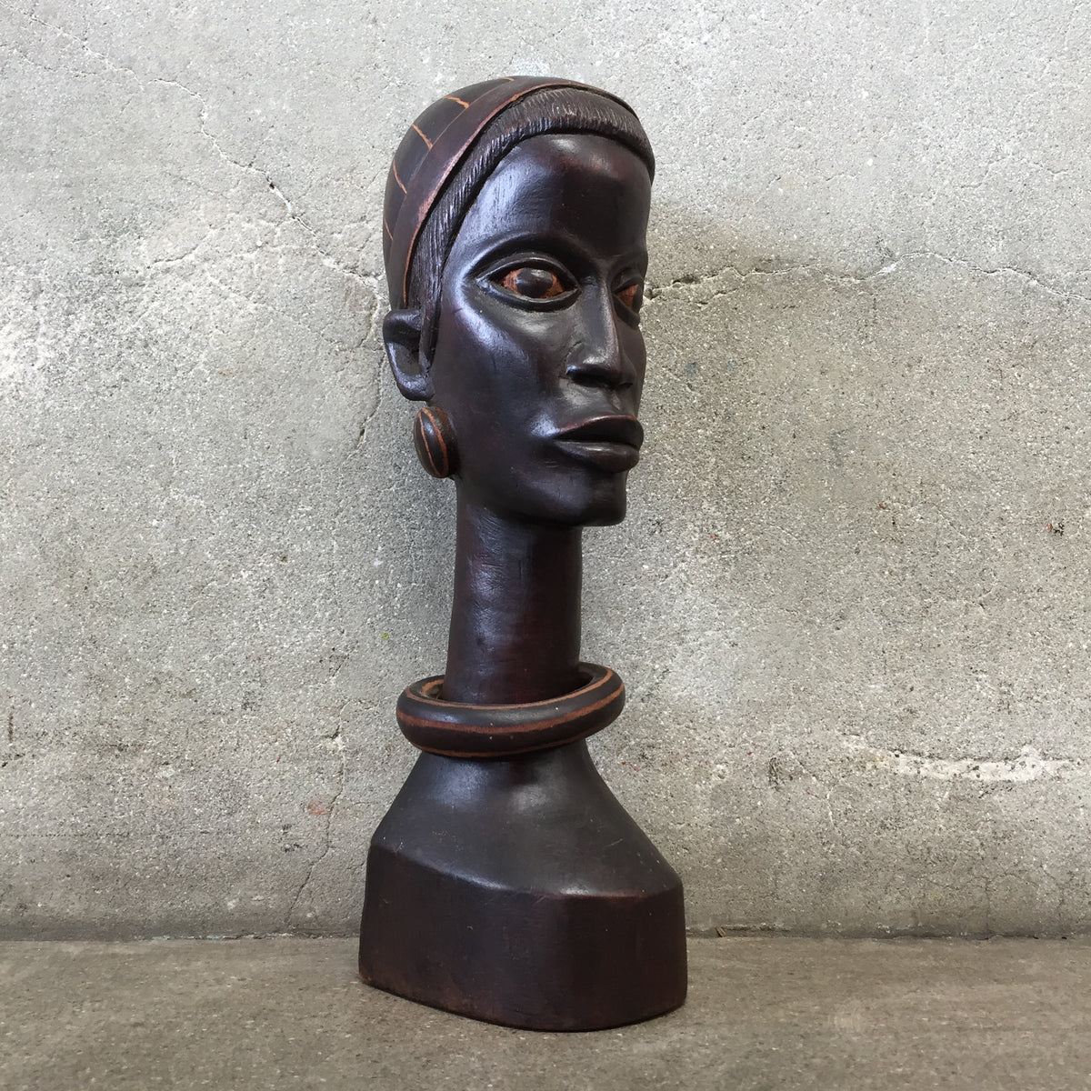 Mid Century Tribal Head