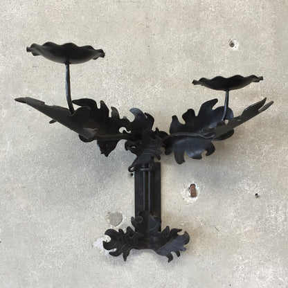 Vintage Spanish Style Wall Sconce Candelabra