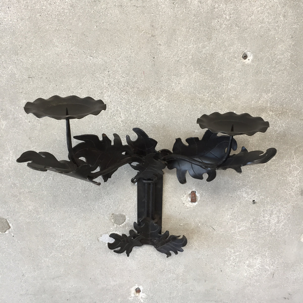 Vintage Spanish Style Wall Sconce Candelabra