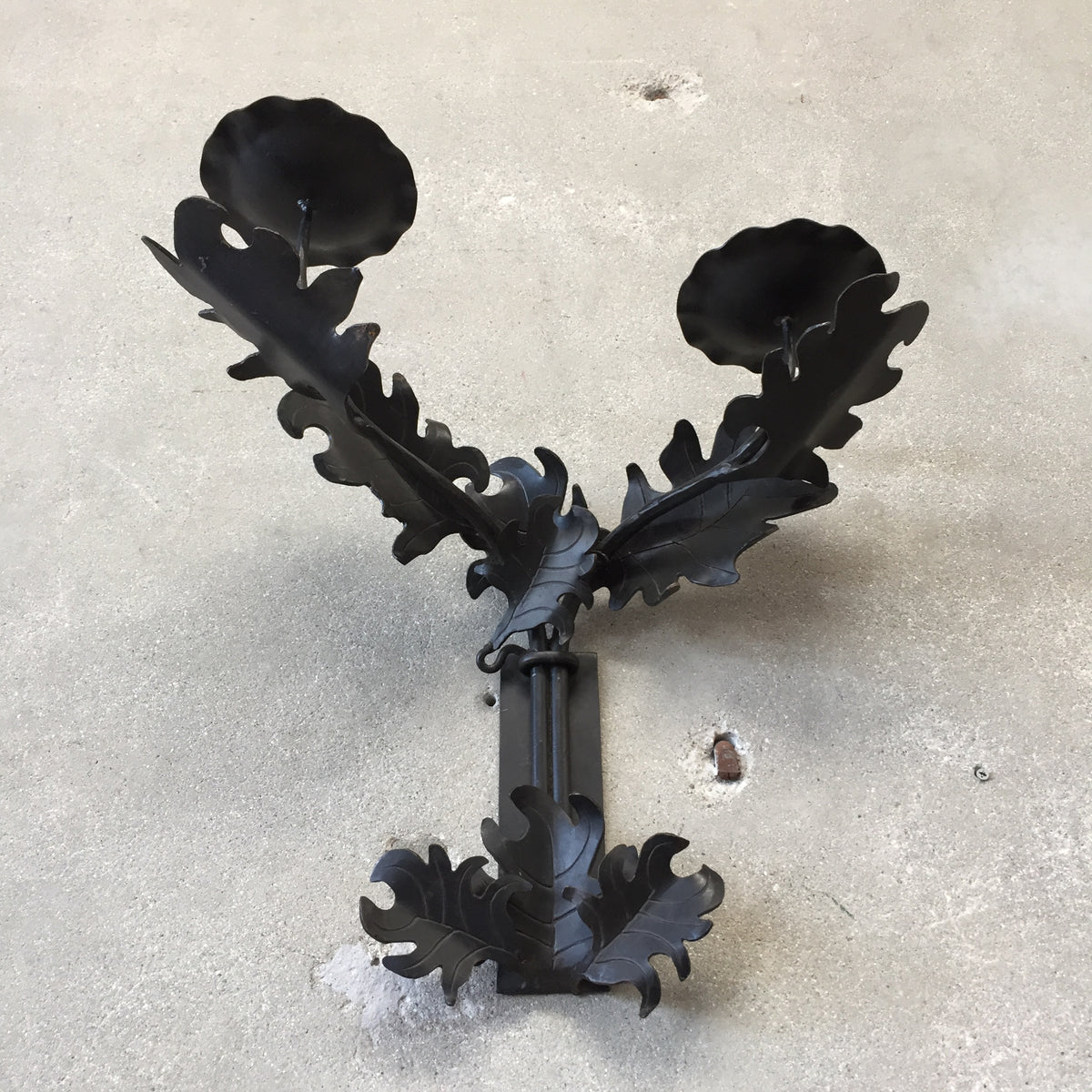 Vintage Spanish Style Wall Sconce Candelabra