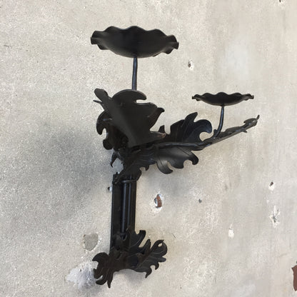 Vintage Spanish Style Wall Sconce Candelabra