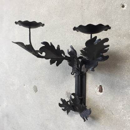 Vintage Spanish Style Wall Sconce Candelabra