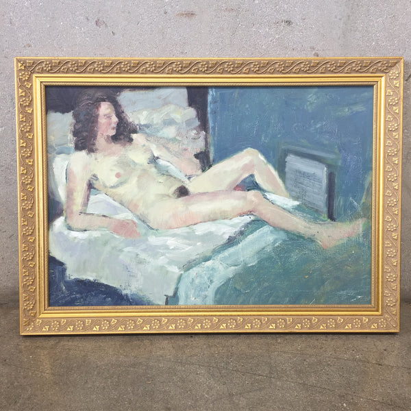 Unsigned Oil on Canvas Impressionist Nude