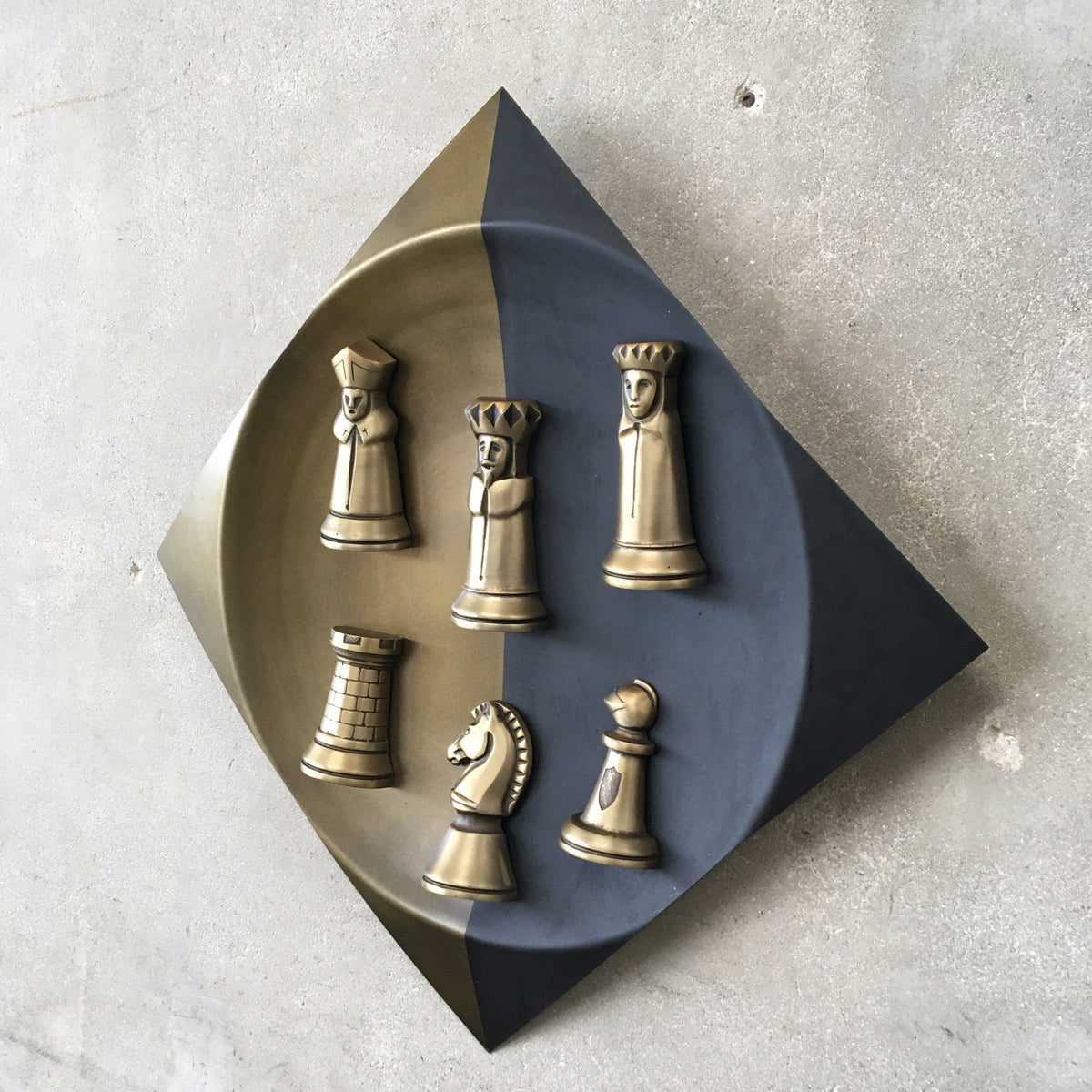 Vintage Chess Piece Wall Art