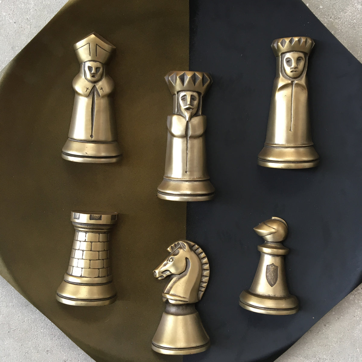 Vintage Chess Piece Wall Art