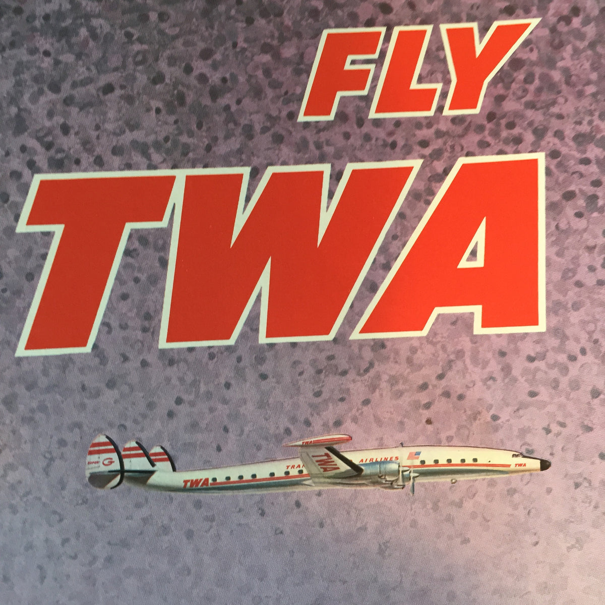 Vintage Fly TWA Portugal Travel Poster