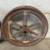 Pair of Cast Iron Machine Wheels