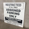 Old Long Beach Courthouse Parking Sign