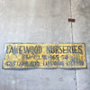 Lakewood Metal Nursery Sign