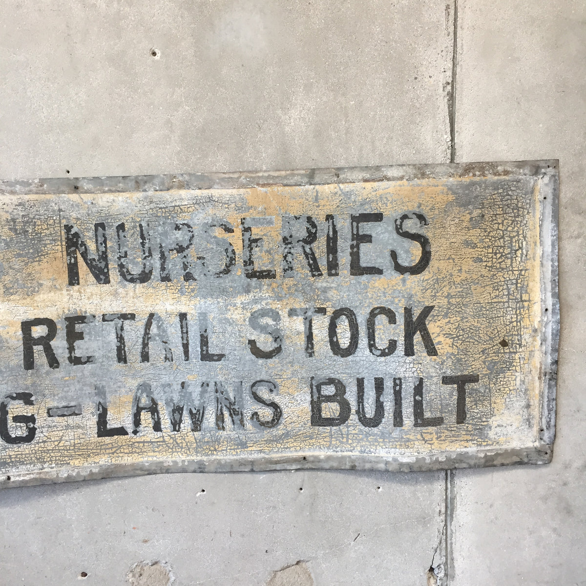 Lakewood Metal Nursery Sign