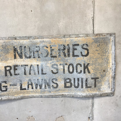 Lakewood Metal Nursery Sign