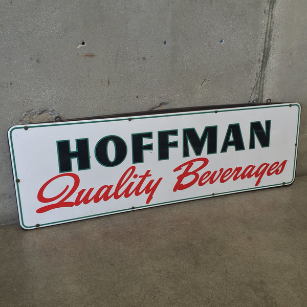 Vintage Hoffman Beverages Porcelain Signs