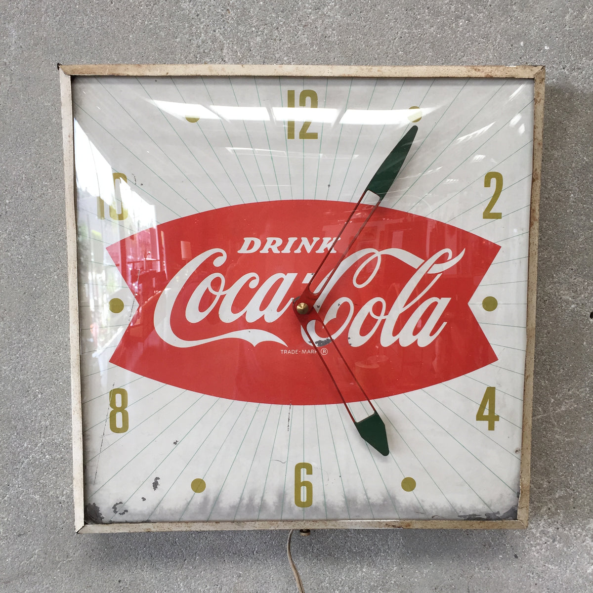 Vintage 1960s Coca Cola Clock